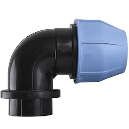 Коліно ПНД Vsplast 63x2 '' ВР 4002 000007897