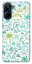 TPU чохол Demsky Dino pattern для Realme 10 4G