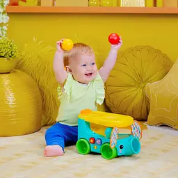 Музична іграшка Bright Starts Pop & Roll Safari Bus (16827) - мініатюра 4