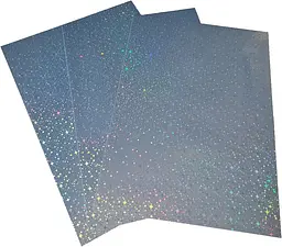 Плівка для друку Galaxy А4 80 мкм Starry Holografic 20 шт Прозорий (11106) - мініатюра 4