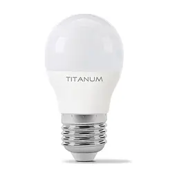 Лампочка TITANUM G45 6W E27 3000K (TLG4506273) - мініатюра 2
