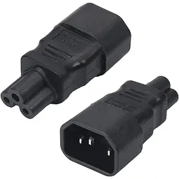 Переходник питания IEC320 C14 to C5 - миниатюра 2