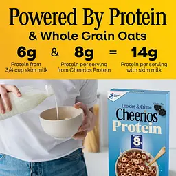 Сухий сніданок General Mills Cheerios Protein Cookies and Creme 425г - мініатюра 5