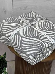Плед двосторонній мусліновий євро L&M Home Textiles 20290 200х220 см сірий