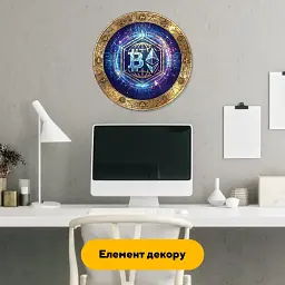 Дерев'яний фігурний пазл puzzlean Криптовалюта, А3, Дерев'яна коробка 200 елементів - мініатюра 6