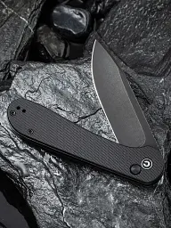 Складаний ніж Civivi Elementum Pocket 8,9 см 14C28N G10 чорний - мініатюра 4