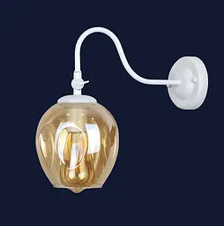 Бра настінне Levistella 756WPR0231F3-1 WH+BR, E27, 40W, білий + бронза, сучасний стиль для дому - мініатюра 2