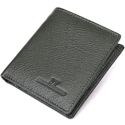 Жіночий гаманець на магніті з натуральної шкіри ST Leather 23093 зелений
