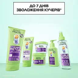 Незмивний крем для формування завитка для кучерявого волосся Garnier Fructis Curls Method №3 Air Dry Cream 260 мл - мініатюра 4