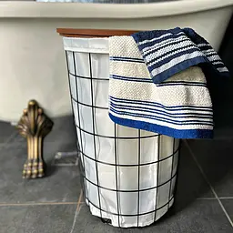Кошик для білизни Nice & Cozy Garret металевий чорний - мініатюра 3