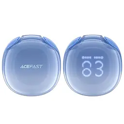 Навушники ACEFAST T9 Crystal (Air) color bluetooth earbuds Glacier Blue - мініатюра 2