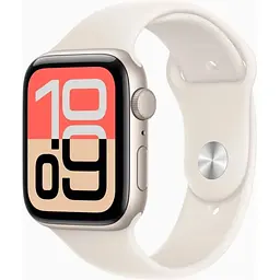 Смарт-годинник Apple Watch SE 3 GPS 44mm Starlight Aluminium Case with Starlight Sport Band - M/L (MEHJ4RK/A)
