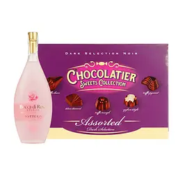 Набір: Лікер Bottega Bocca di Rosa Rosolio 30% 0.5 л + Цукерки Chocolatier Sweets Collection Асорті 125 г