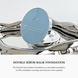 Кушон тональний №21 Dr.Althea Pro Lab Double Serum Balm Foundation SPF50+, PA+++, 12 г х 2 шт. - мініатюра 2