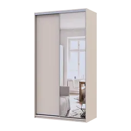 Шафа купе Doros Сіті Лайт Кашемір 1 ДСП / 1 дзеркало 120х60х225 (80736335)