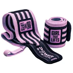 Бинти для зап'ясть (кистьові бинти) Power System PS-3510 Wrist Wraps GTL Pink (PS-3510PI-0)