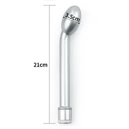 Вібратор Lovetoy G Spot vibrator Silver для точки G, 21х3.5 см - мініатюра 5