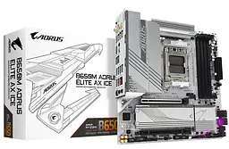 Материнська плата Gigabyte B650M AORUS ELITE AX ICE (B650M AORUS ELITE AX ICE) (Socket AM5, AMD B650, Micro-ATX) - мініатюра 5