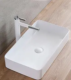 Умивальник Newarc Aqua 61x41 білий 9461W, Білий - мініатюра 2
