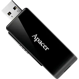 USB флеш-накопичувач Apacer USB AH350 128GB USB 3.2 Black (AP128GAH350B-1) [136940] - мініатюра 3