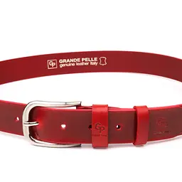 Ремінь шкіряний Grande Pelle жіночий 3,8х120 см acs0024587 - мініатюра 2