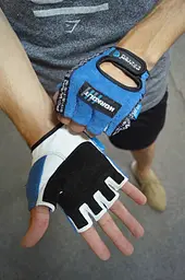 Рукавички для фітнесу Power System PS-2200, Blue - L - мініатюра 3