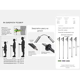 Трекінгова палиця Naturehike CNK2450DS016 120 см зелена - мініатюра 9