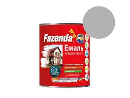 Емаль алкідна ПФ-115 FAZENDA світло-сірий 900г