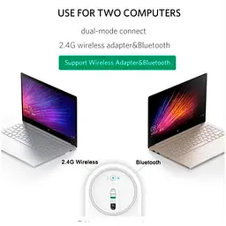 Миша Bluetooth XIAOMI Mi Wireless HLK4008GL бездротова золотиста - мініатюра 5