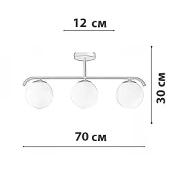 Підвісна люстра Friendlylight Grant Brass FL5118 - мініатюра 3