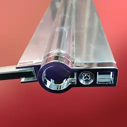 Шторки скляні на ванну Koer SR BS02-80x140-TR-01 прозоре скло 6 мм, хром KR5401, Універсальна, прозорий, хром - мініатюра 6