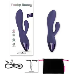 Вібратор-rabbit Love To Love Funky Bunny Midnight Indigo SO8683 [108436] - мініатюра 4