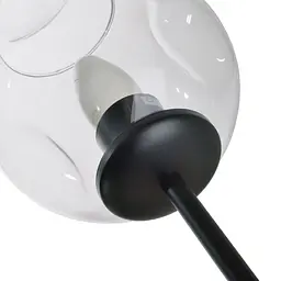 Люстра Brille молекула в зал E27 60W BK (BL-338C/6) - мініатюра 4