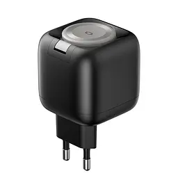 Зарядний пристрій Havit UC250 GaN 35W USB-A+USB-C + кабель USB-C + Watch Charger (HV-UC250-BK) - мініатюра 3