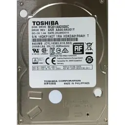 Жорсткий диск Toshiba для ноутбука 2.5" 200GB (MQ01AAD020C)