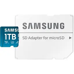 Карта пам'яті Samsung EVO Select microSDXC 160MB/s Full HD & 4K UHD, UHS-I, U3, A2, V30 1Tb + SD-adapter (MB-ME1T0SA/AM) - мініатюра 3