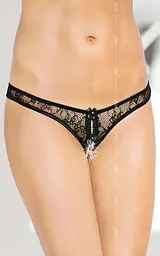 Жіночі стрінги Softline String 2465, M/L (чорний)