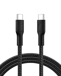 Кабель Belkin USB-C > USB-C заряджання/синхронізації 2м, 240Вт, Type-C, плетений, чорний teh0013687 - мініатюра 2
