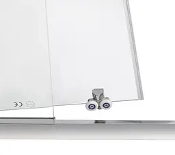 Душові двері в нішу Qtap Taurus CRM2012-13.C6 120-130x200 см, скло Clear 6 мм, покриття CalcLess (TAUCRM201213C6) - мініатюра 6