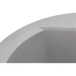 Мийка кухонна GRANADO RONDA gris з сифоном (470*490mm.) (gr2208) - мініатюра 4