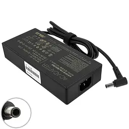 Блок живлення для ноутбука Asus 20V, 10A, 200W, 6.0x3.7мм-PIN, black (без кабеля!) (0A001-01120000) - мініатюра 2