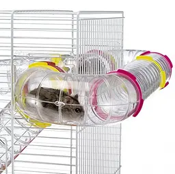 Клітка для хом'яків Ferplast Laura малинова 46х29.5х37.5 см 57912411 - мініатюра 5
