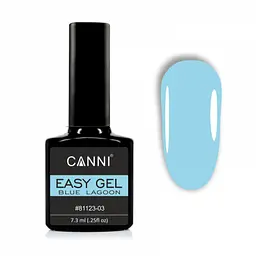 Гель для нарощування Canni Easy gel 03 Blue Lagoon 7.3 мл - мініатюра 2