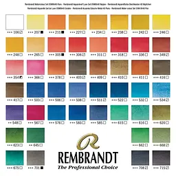 Набір акварельних фарб Rembrandt De Luxe 48 кол Royal Talens (8712079441494) - мініатюра 7