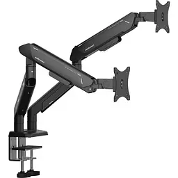 Настільне кріплення для моніторів Anda Seat Stealth Pro II Duo 17-42` Full Black (AD-W-A9-2S-BB) [148294] - мініатюра 2