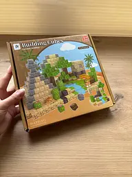 Магнітний конструктор Minecraft 100 шт по грі Майнкрафт Піраміди Mk001027 - мініатюра 5