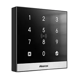 Термінал контролю доступу Akuvox A02 з клавіатурою та зчитувачем EM-Marine / Mifare / NFC (61-00103) - мініатюра 3