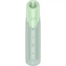 Вакуумний стимулятор клітора Satisfyer Naughty Kiss м'ятний