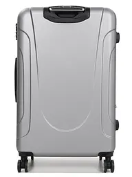 Валіза велика L ABS-пластик Madisson Snowball 03403 78х52х32см 103+17л Срібна - мініатюра 4