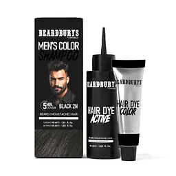 Шампунь камуфлюючий Beardburys Men's Color Shampoo Black 2N чорний